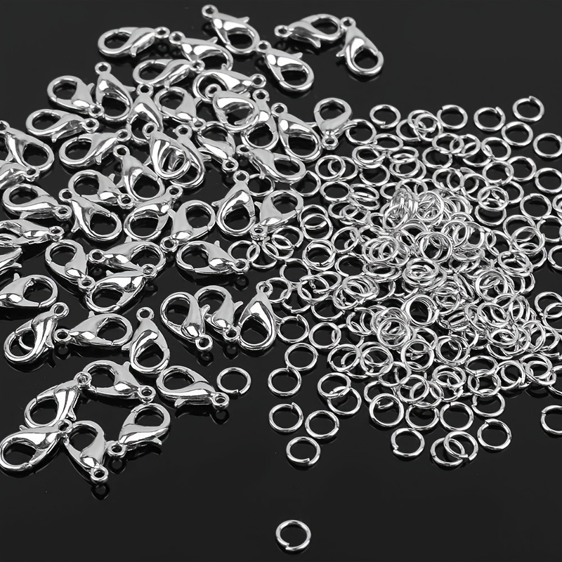Jewelry Making Equipment - 1/2/300개 로브스터 클래스프 오픈 점프 링