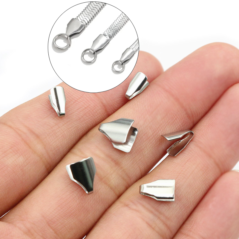 Jewelry Making Equipment - 100pcs 스테인레스 스틸 2-7mm 플랫 코드