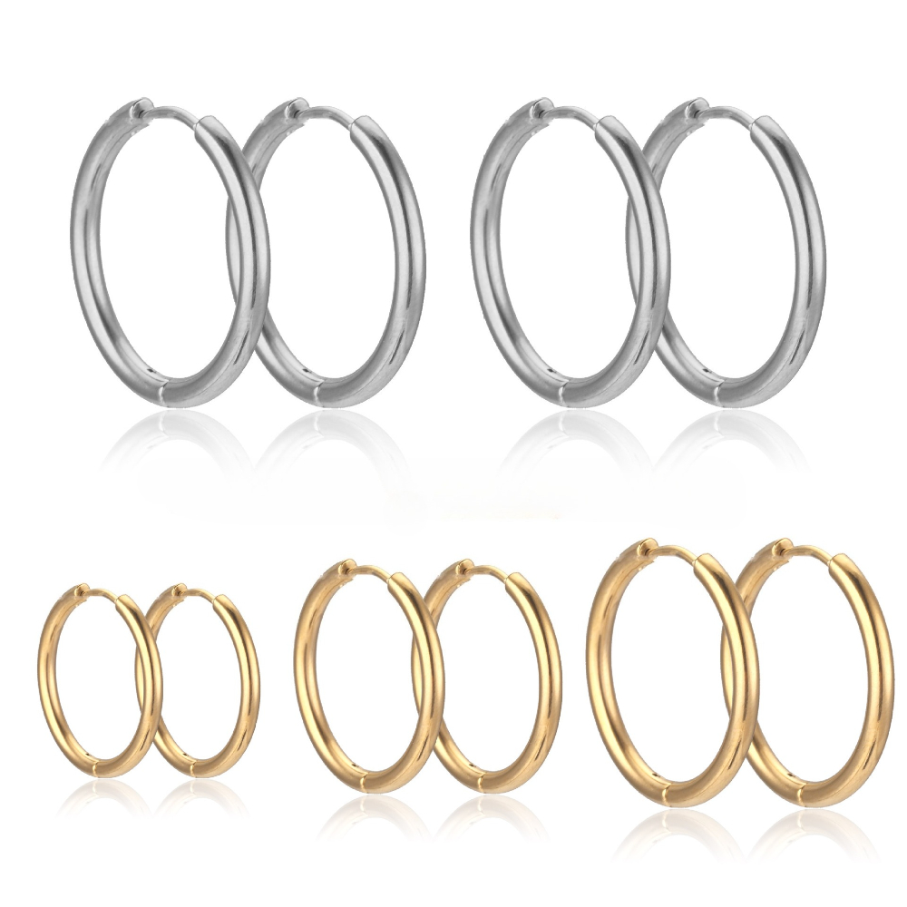Jewelry Making Knots - 8-20mm 다양한 직경의 골드 색상 스테인리스