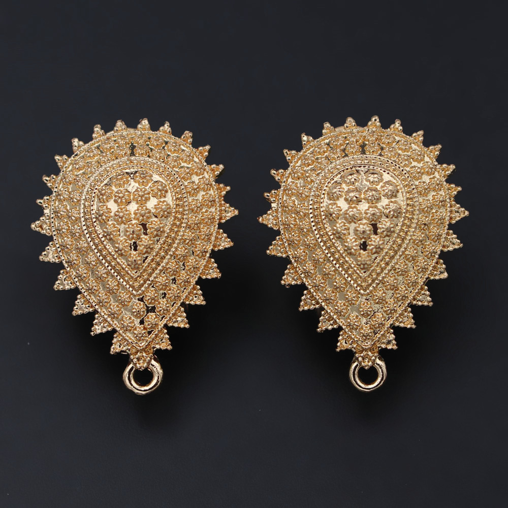 Jewelry Making Dubai - 10쌍 귀걸이 포스트, 루프형 행거 드롭
