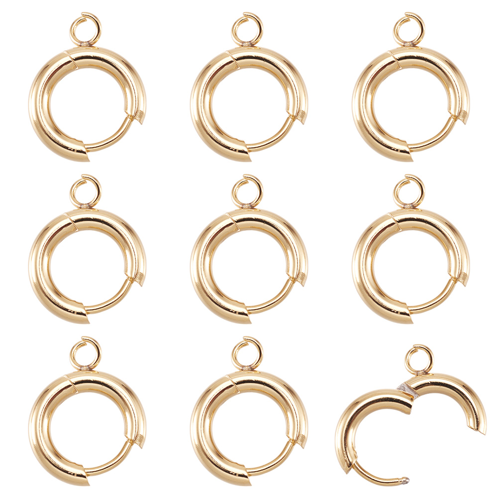 Jewelry Making Knots - 10개 201 스테인리스 스틸 허기 이어링