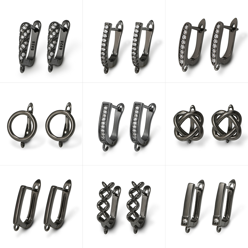 Jewelry Making Gold - YANASI 1 쌍 건 블랙 황동
