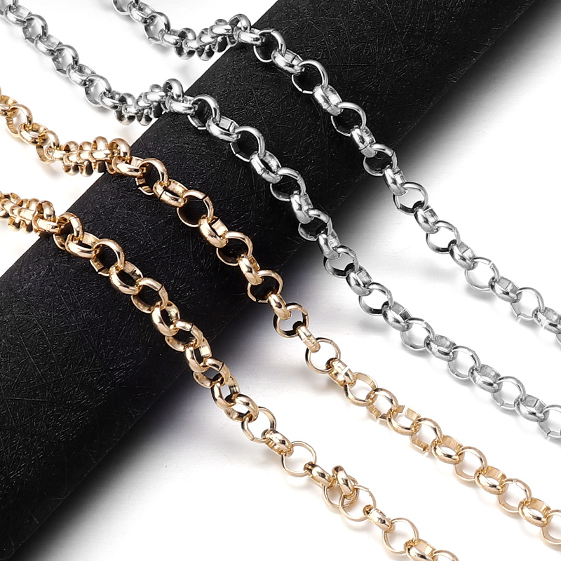 Chain Roll Cable - DIY 수제 쥬얼리 제작용 알루미늄 크로스