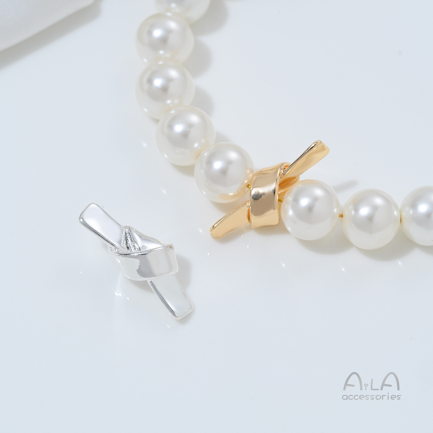 Jewelry Making Knots - 구리 도금 14K 골드 컬러 브러쉬드