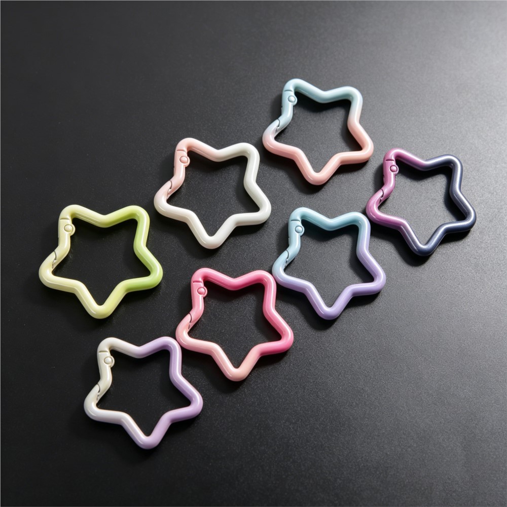 Jewelry Making Equipment - 5PCS 그라디언트 별 모양 스프링 링
