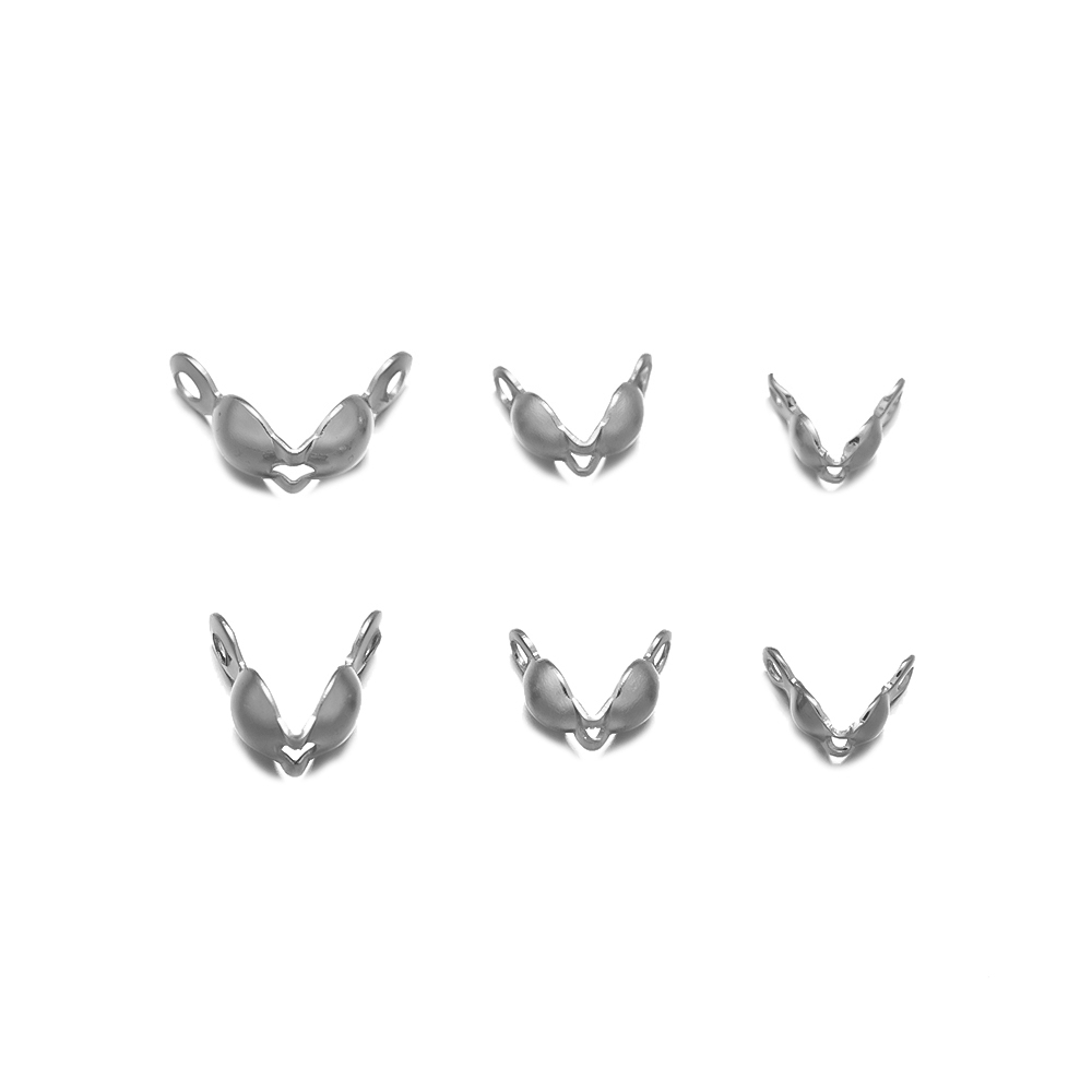 100pcs 304 스테인레스 스틸 비드 팁 매듭 커버 - Jewelry Making Knots 리뷰 및 가격