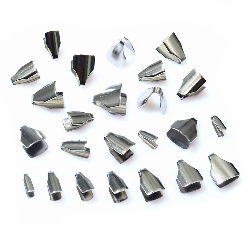 100pcs 스테인레스 스틸 2-7mm 플랫 코드 크림 - Jewelry Making Equipment 리뷰 및 가격