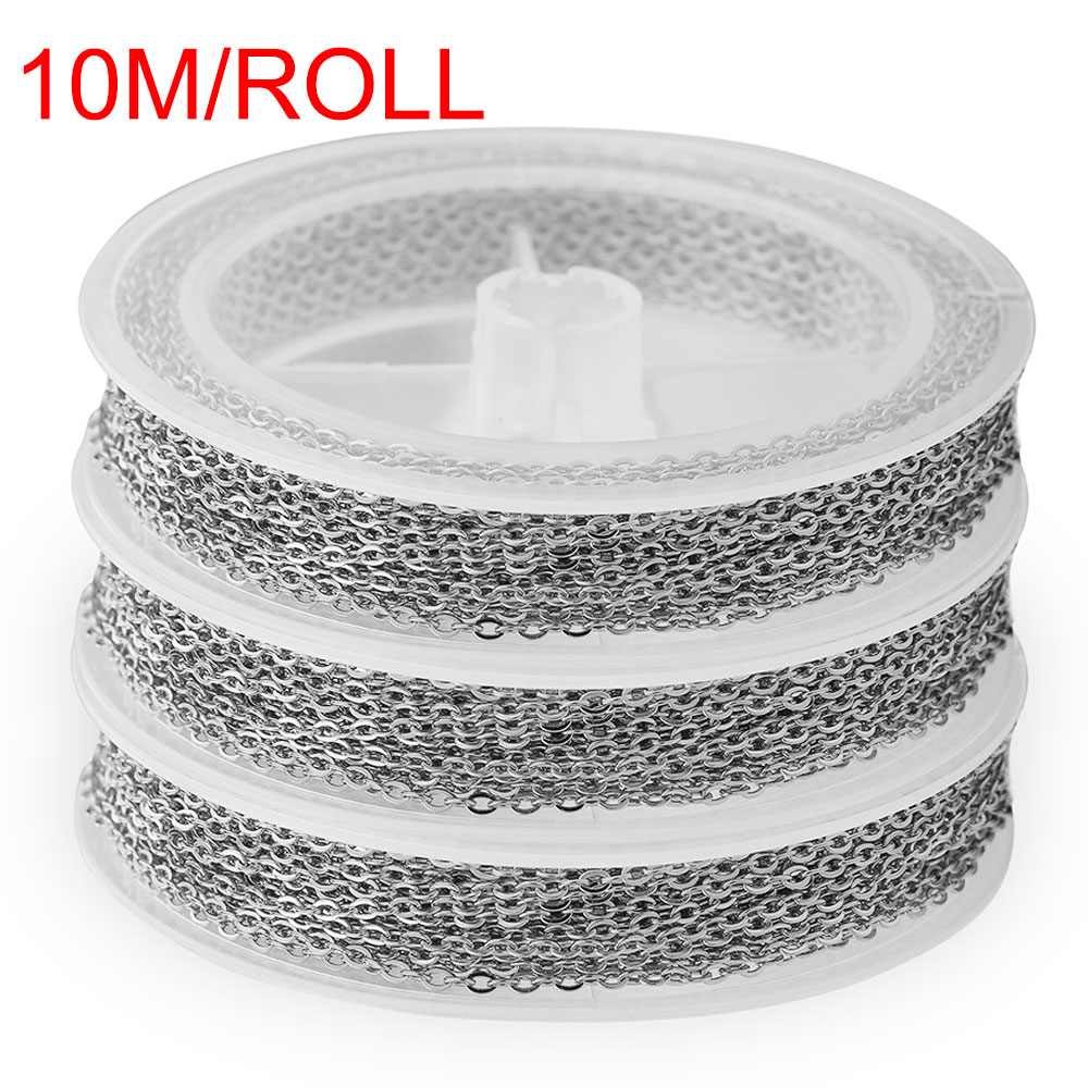 스테인레스 스틸 케이블 체인 크로스 체인 목걸이, 페이 - Chain Roll Cable 리뷰 및 가격
