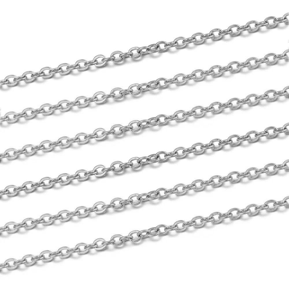 스테인레스 스틸 케이블 체인 크로스 체인 목걸이, 페이 - Chain Roll Cable 리뷰 및 가격