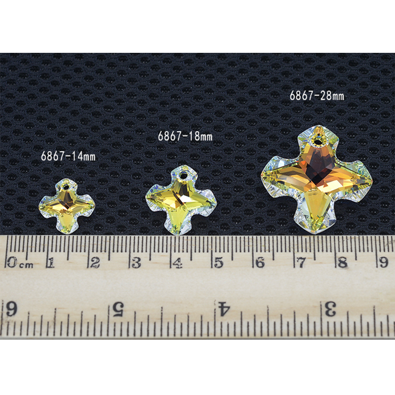 (1 조각) 오스트리아 6867 그리스 십자가 펜던트  - Jewelry Making At Home 리뷰 및 가격