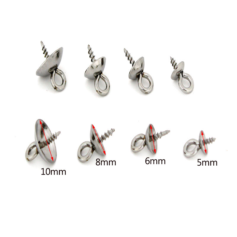 20개 스테인리스 스틸 클라스프 훅 스크류 아이 핀 베 - Jewelry Making Metals 리뷰 및 가격