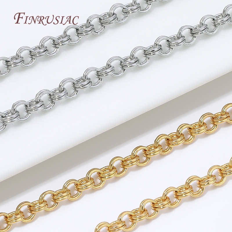 18K 금 도금된 황동 O링 체인 롤, 변색 방지, 섬 - Chain Roll Cable 리뷰 및 가격