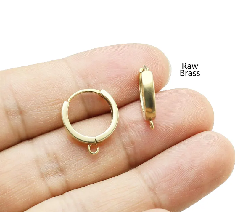 10개 황동 귀고리, 레버백 귀걸이 후크, 귀걸이 제작 - Jewelry Making Metals 리뷰 및 가격
