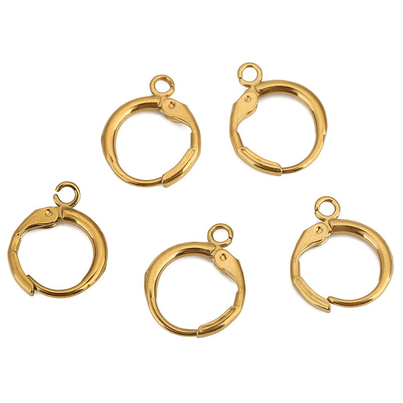 10pcs PVD는 결코 루프가있는 스테인레스 스틸 귀 - Jewelry Making Metals 리뷰 및 가격