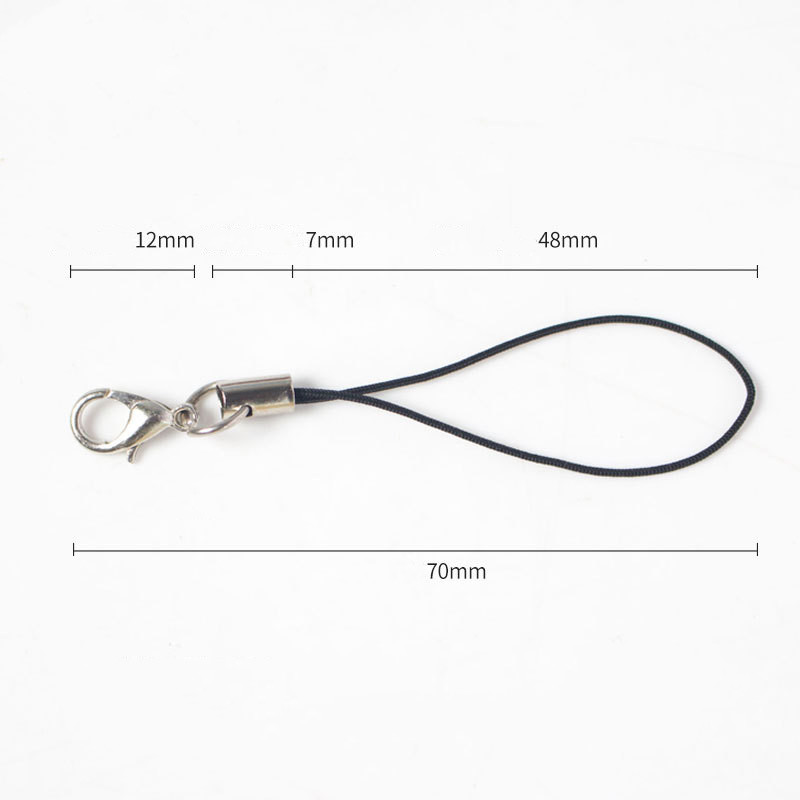 50/100Pcs 블랙 화이트 스트랩 매력 코드 매는  - Jewelry Making Equipment 리뷰 및 가격