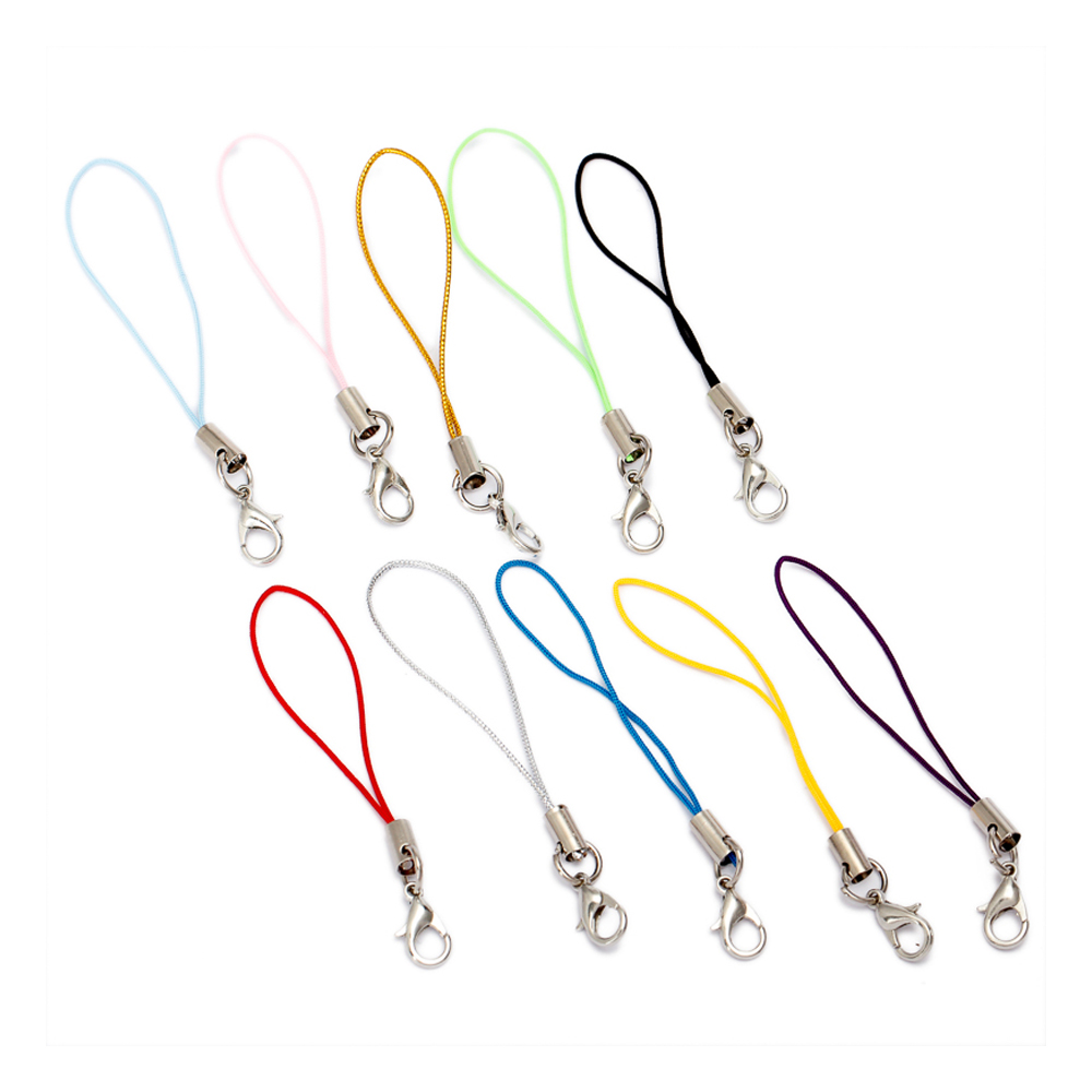 50/100Pcs 블랙 화이트 스트랩 매력 코드 매는  - Jewelry Making Equipment 리뷰 및 가격