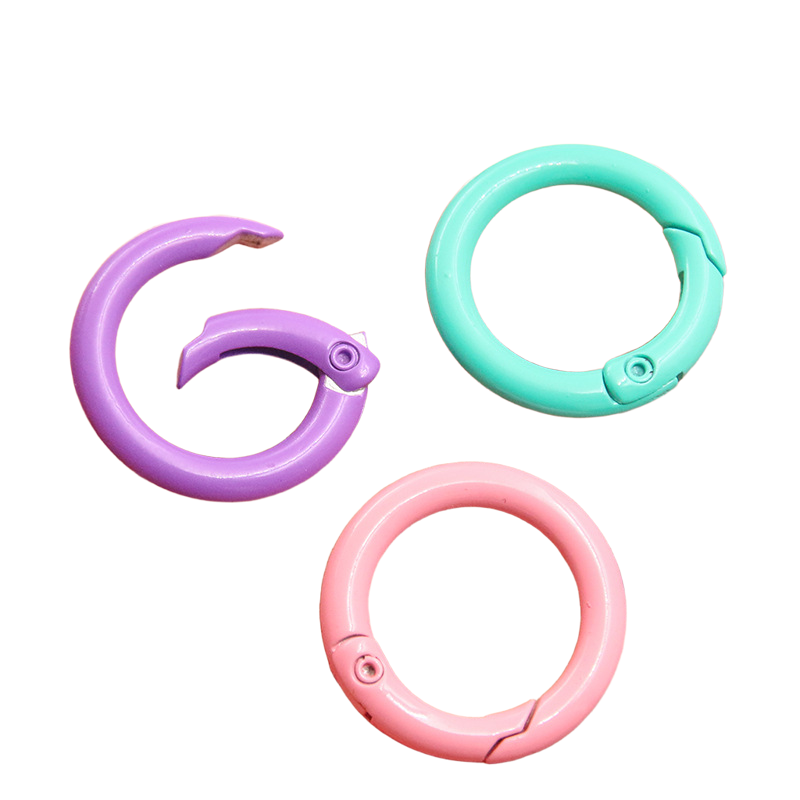 5-20pcs 다채로운 봄 O 링 라운드 Carabin - Jewelry Making Metals 리뷰 및 가격