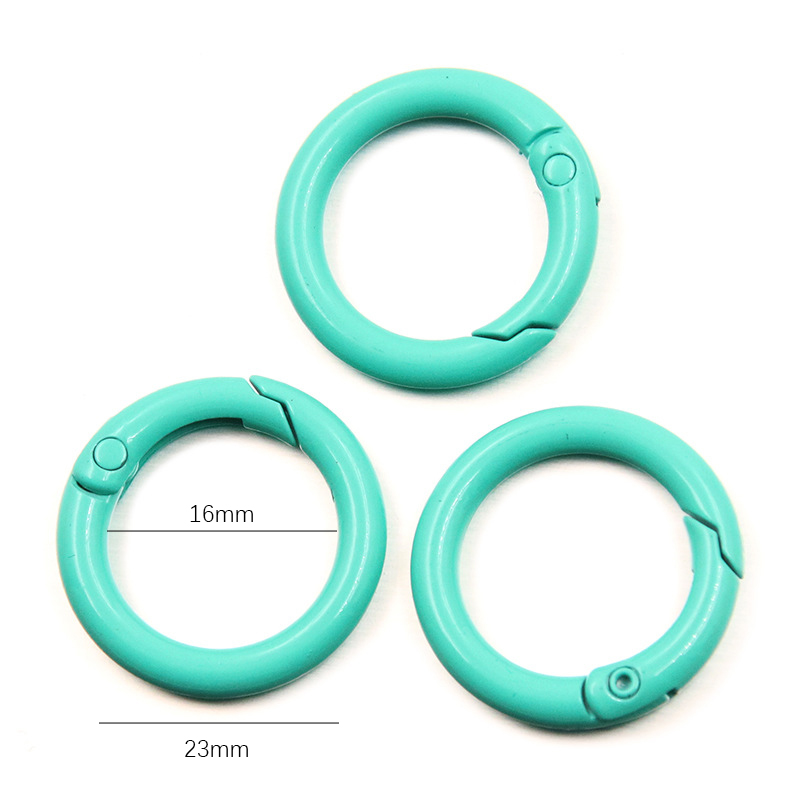 5-20pcs 다채로운 봄 O 링 라운드 Carabin - Jewelry Making Metals 리뷰 및 가격
