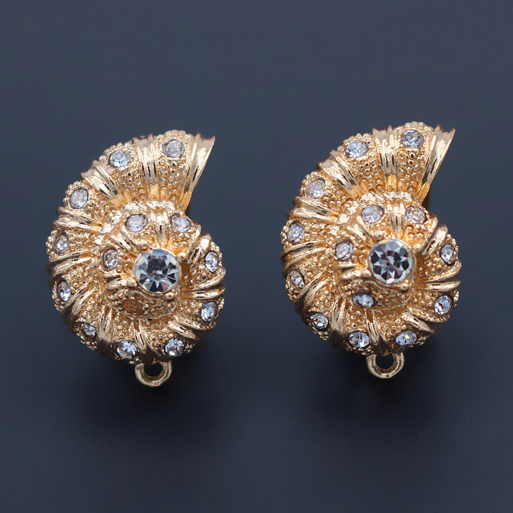 10쌍 귀걸이 연결 장식 달팽이 참 장식 베이스 부자재 - Jewelry Making Dubai 리뷰 및 가격