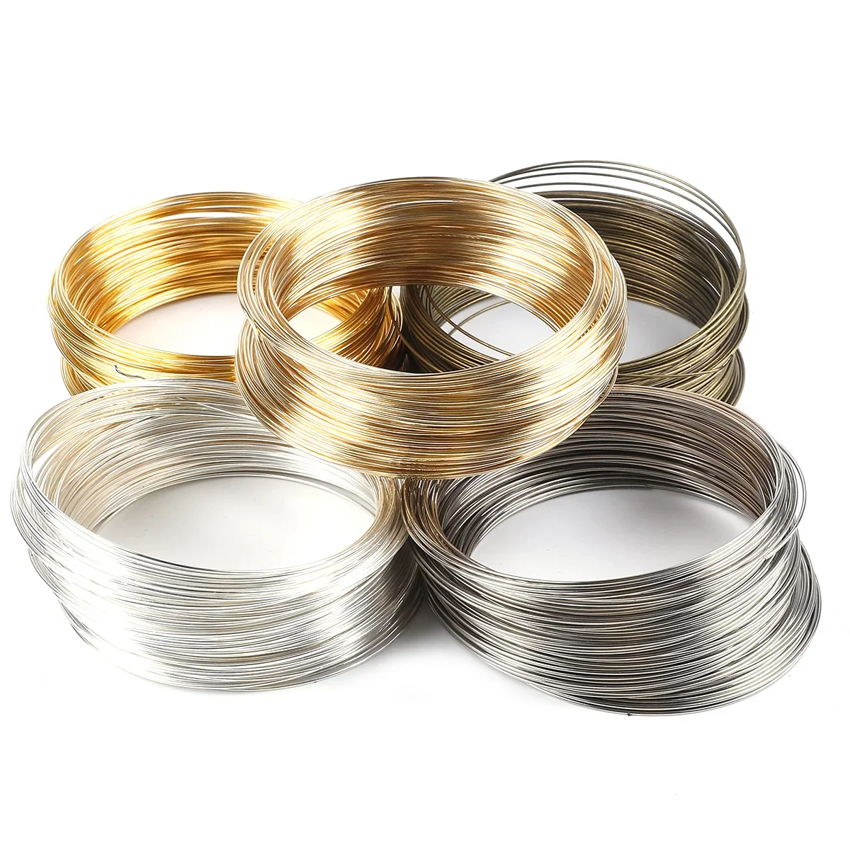 100 루프 0.6mm 메모리 와이어 팔찌 반지 스테인 - Memory Wire Bracelet 리뷰 및 가격