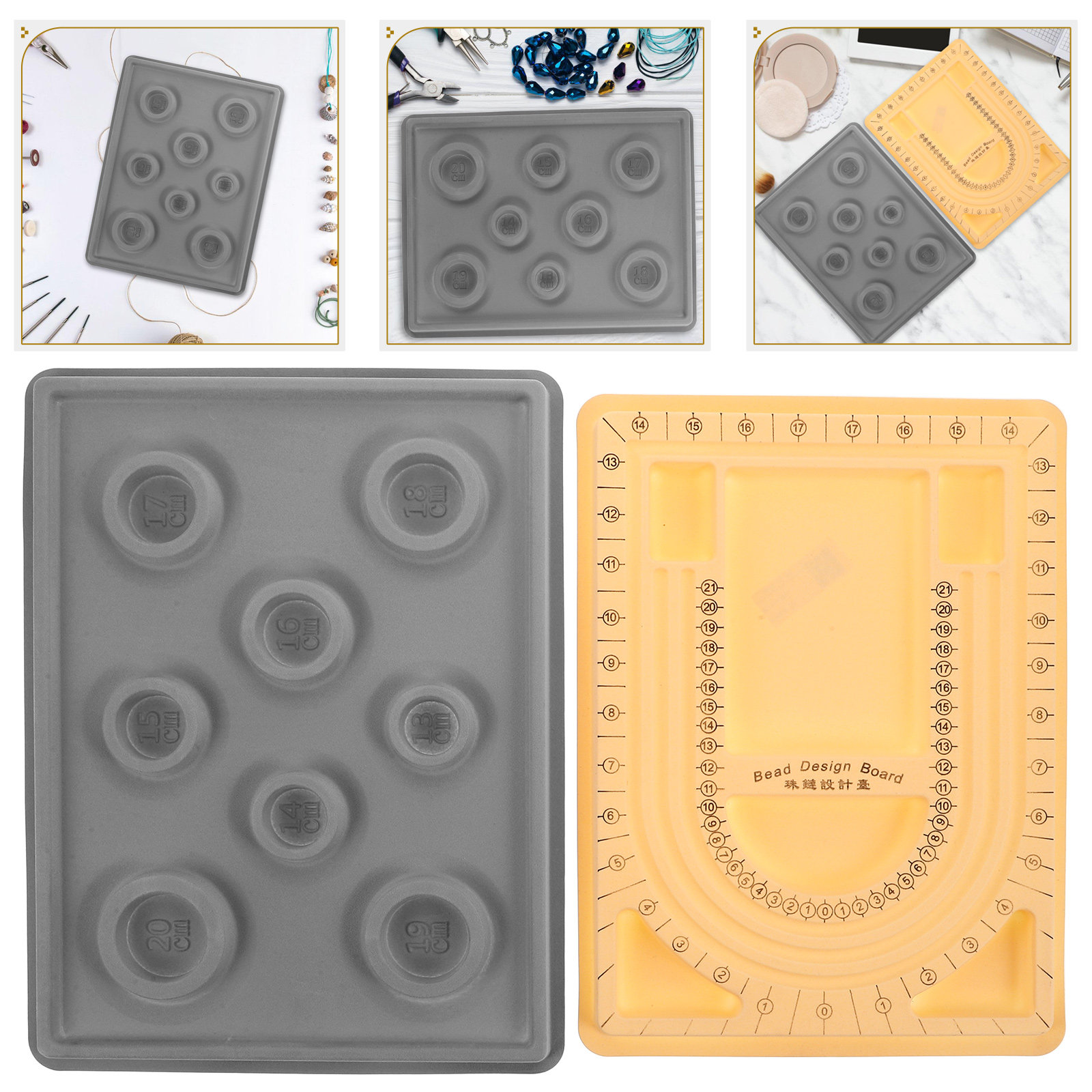 2개 세트의 비즈 장신구 제작 보드, DIY 디자인 정 - Jewelry Making Board 리뷰 및 가격
