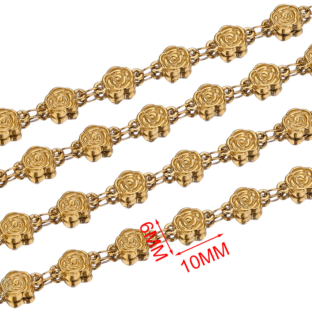 1M 스테인리스 스틸 텍스처드 로즈 플라워 체인 케이블 - Chain Roll Cable 리뷰 및 가격