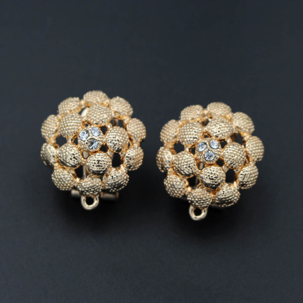 10쌍 인도 귀걸이 포스트, 루프 행거가 있는 큐빅 지 - Jewelry Making Dubai 리뷰 및 가격