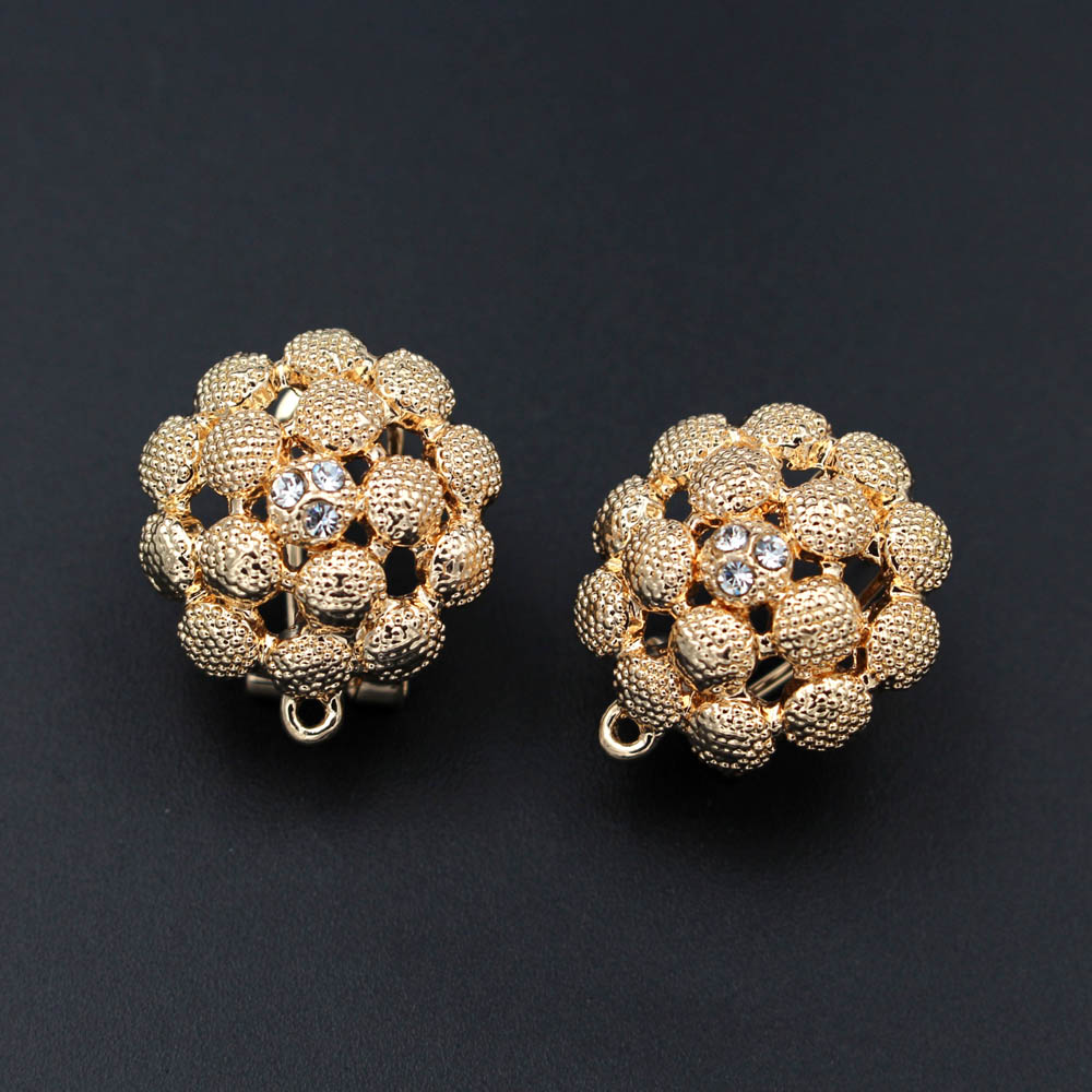 10쌍 인도 귀걸이 포스트, 루프 행거가 있는 큐빅 지 - Jewelry Making Dubai 리뷰 및 가격