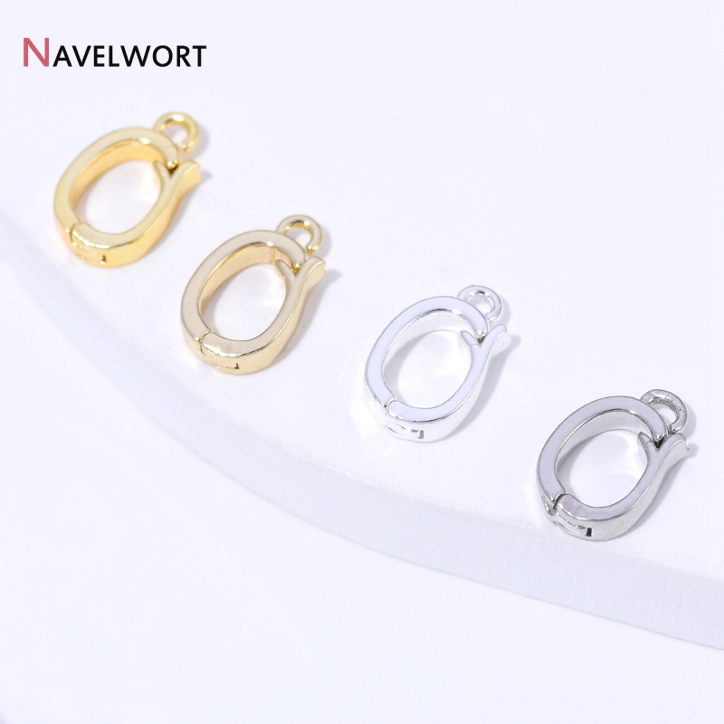 14K/18K 금도금 황동 금속 힌지형 목걸이 장식품, - Jewelry Making Metals 리뷰 및 가격
