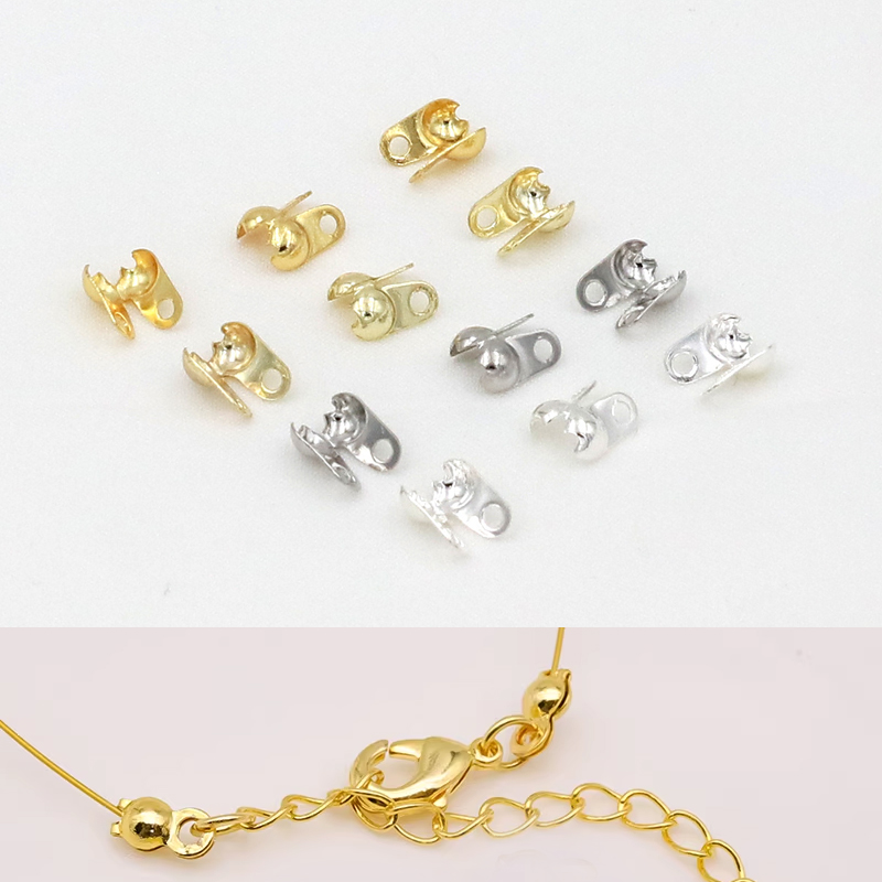 18K 금도금 칼로트 비드 팁 매듭 커버 크림프 엔드  - Jewelry Making Knots 리뷰 및 가격