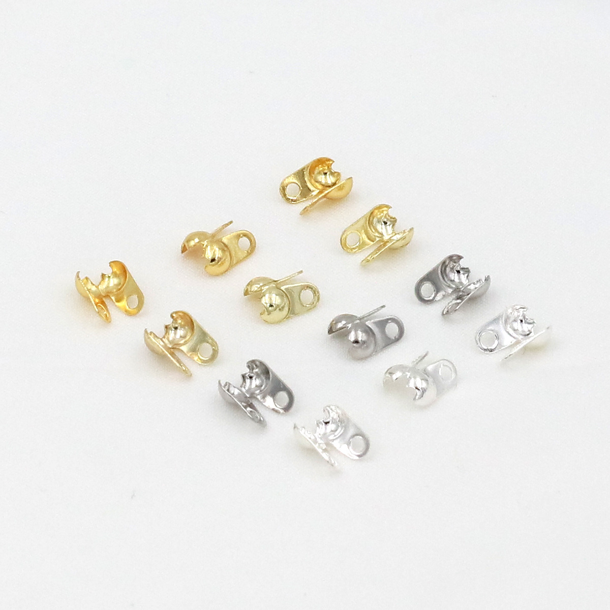 18K 금도금 칼로트 비드 팁 매듭 커버 크림프 엔드  - Jewelry Making Knots 리뷰 및 가격