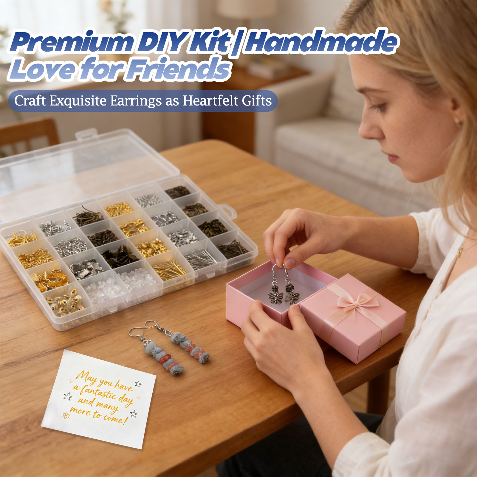 알레르기 유발 물질이 없는 귀걸이 제작 키트: 집에서  - Jewelry Making At Home 리뷰 및 가격