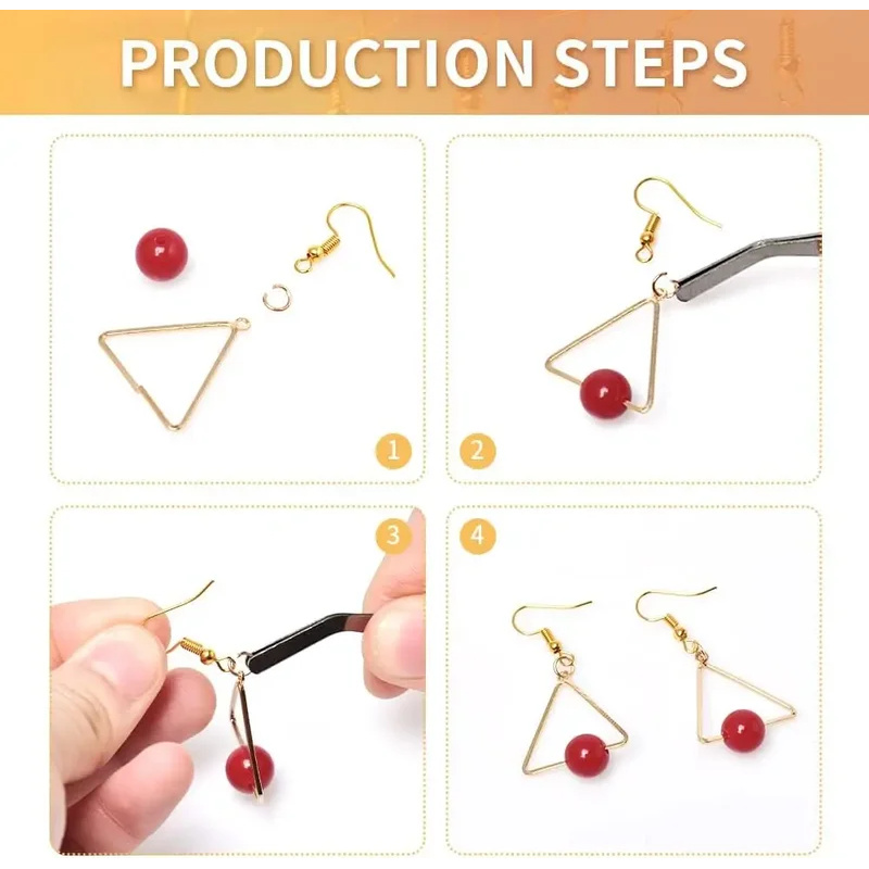 100/500개 DIY 귀걸이 부자재 귀걸이 클라스프  - Jewelry Making Metals 리뷰 및 가격