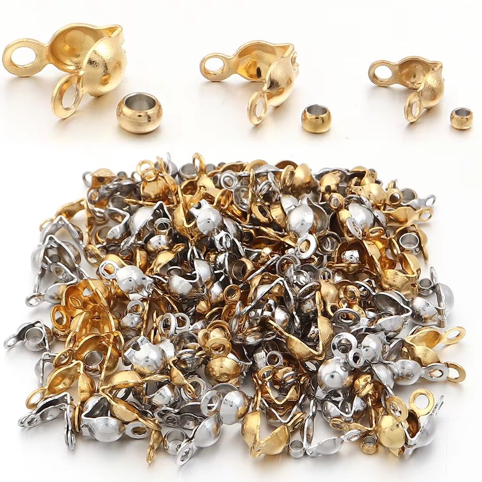 40-200개 스테인리스 스틸 커넥터 클래스프 크림프  - Jewelry Making Equipment 리뷰 및 가격
