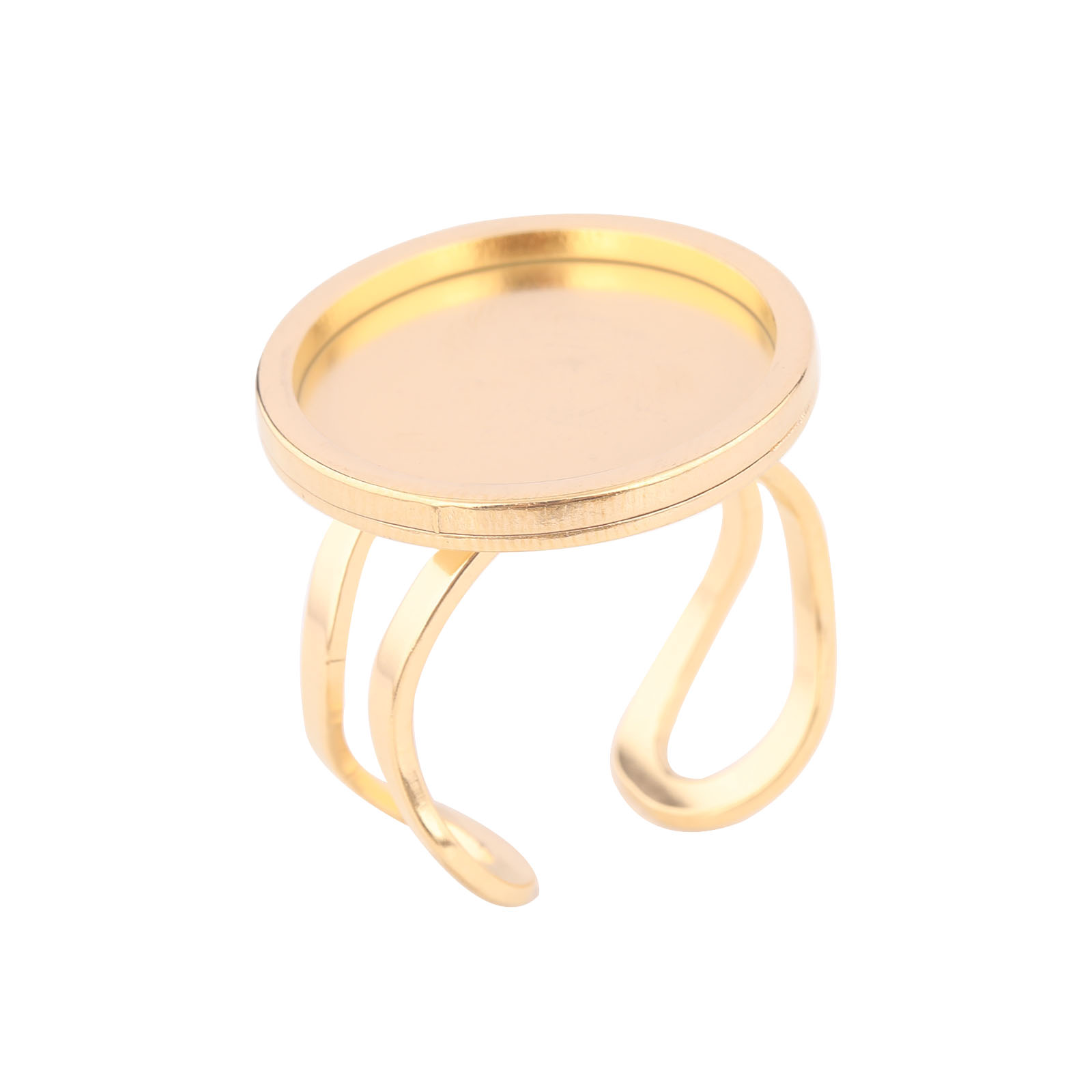 5개 18mm 라운드 카보숑 링 베젤 세팅 블랭크 스테 - Jewelry Making Online 리뷰 및 가격
