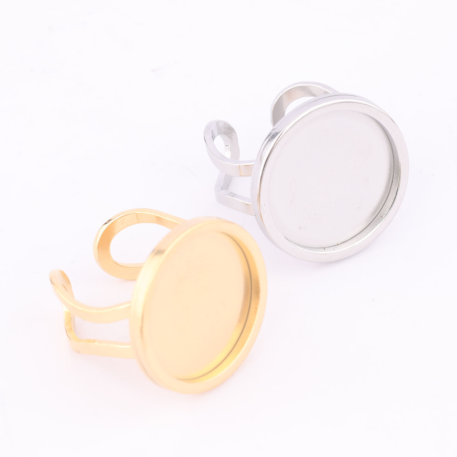 5개 18mm 라운드 카보숑 링 베젤 세팅 블랭크 스테 - Jewelry Making Online 리뷰 및 가격