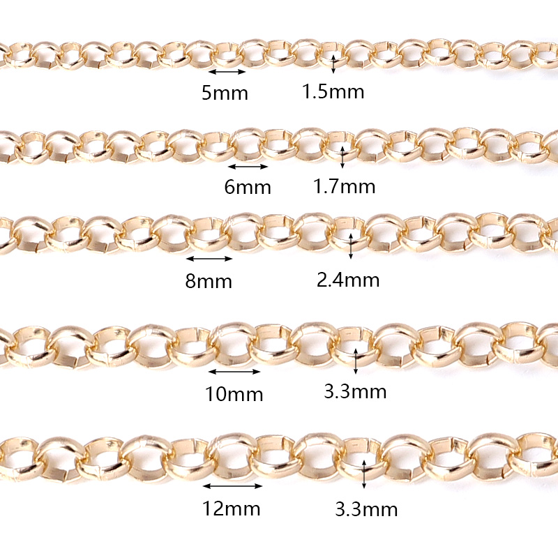 DIY 수제 쥬얼리 제작용 알루미늄 크로스 체인, O  - Chain Roll Cable 리뷰 및 가격