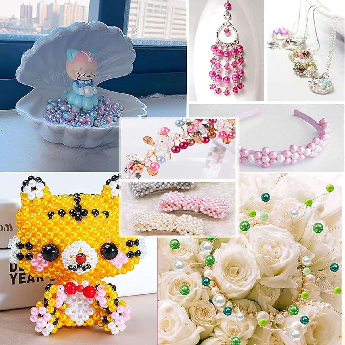 2400PCS 48 구획 진주 보석 48 색상 6 mm - Jewelry Making Online 리뷰 및 가격